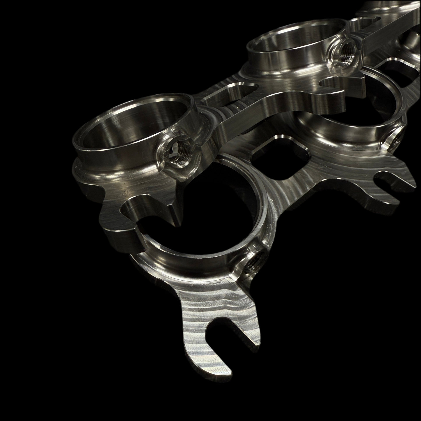 Coyote Billet Header Flanges Integrated EGTs
