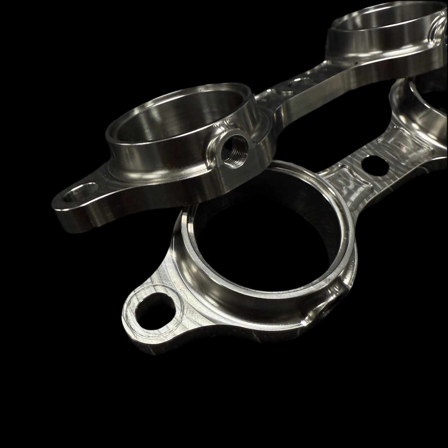 LS Billet Header Flanges Integrated EGTs