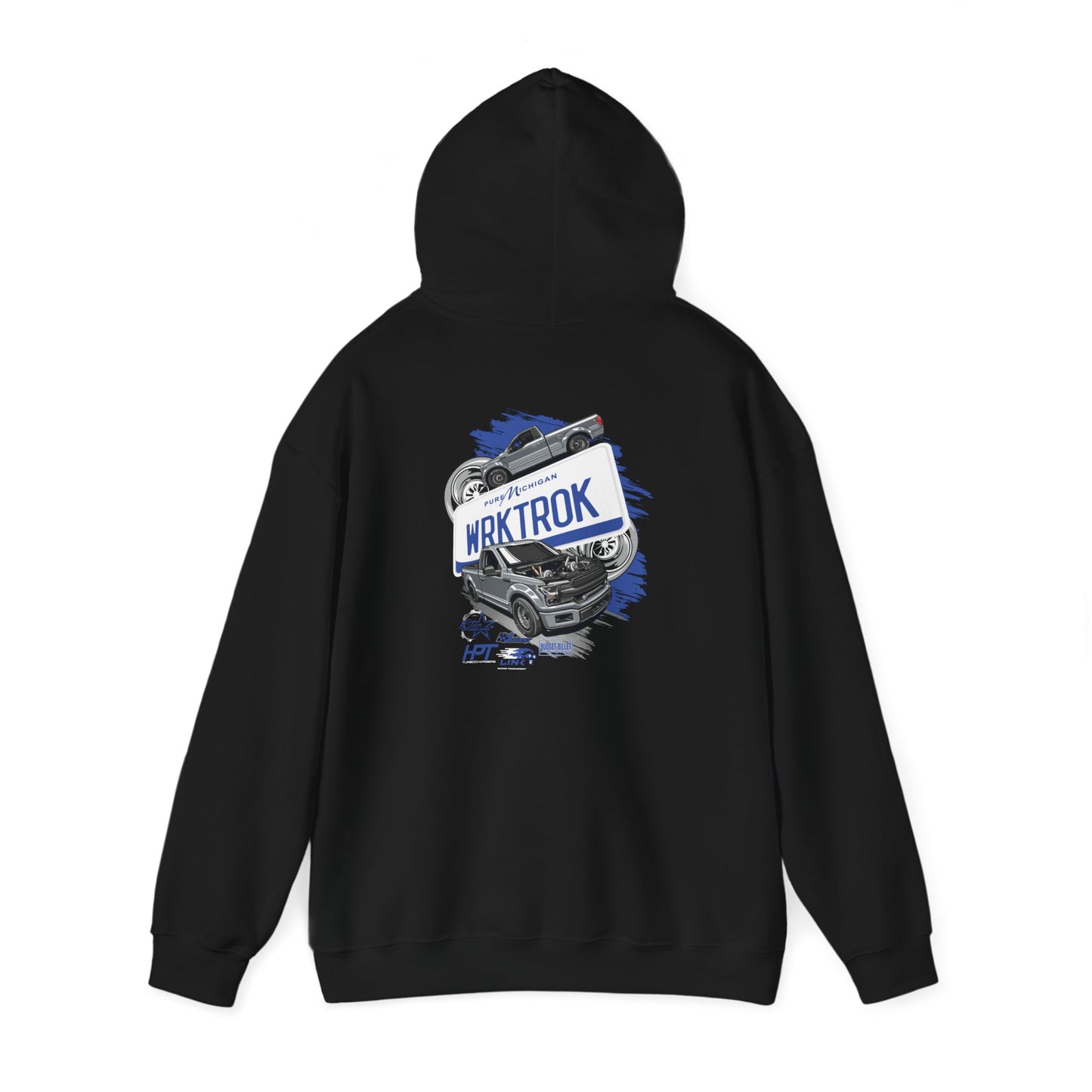 "WRKTROK" Hooded Sweatshirt