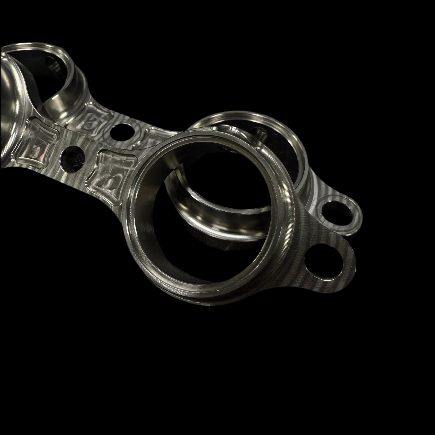 LS Billet Header Flanges Integrated EGTs