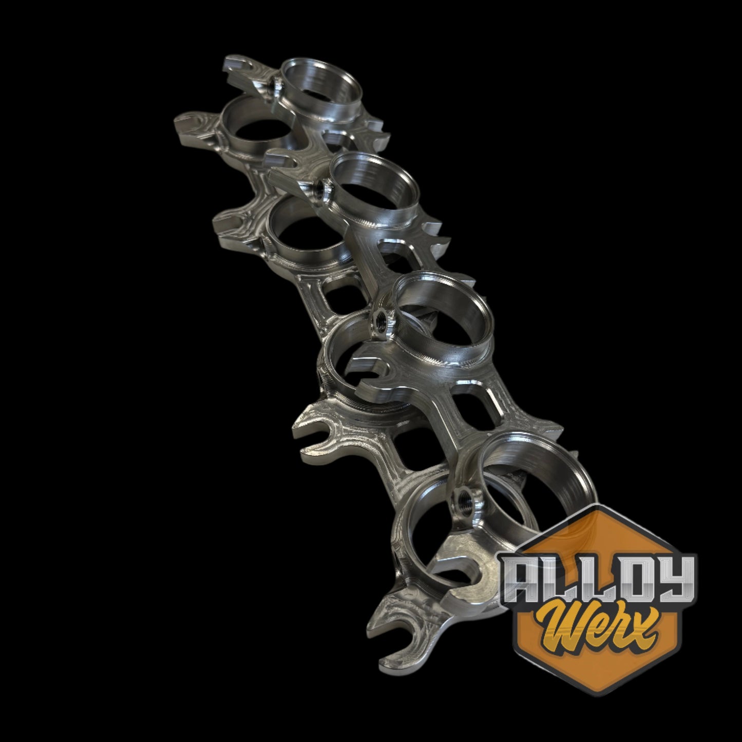 Billet Header Flanges For Ford Coyote Engine