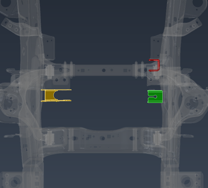 09'-25' F150 4WD Swap Brackets